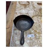 Vintage Cast Iron Hammered Skillet