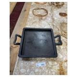 Cast Iron Hammered Paula Dean Square Griddle