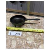 Cast Iron Milton Repro Old Bullet Mold Ladle