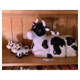 Cow Canister Set & Creamers