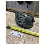 Cast Iron Bird Candle Decor