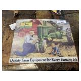 Metal John Deere Sign