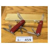 (2) Swiss ARMY Knives