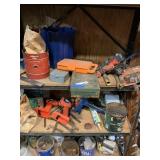 MIsc Contents on Lower 3 Shelves
