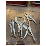 (4) Locking Pliers