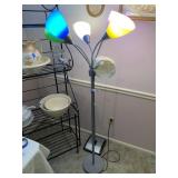 5 Light Adjustable Gooseneck Floor Lamp