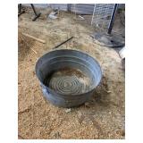VIntage Galvanized Washtub #3