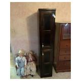 Wood Cabinet approx 14 x 20 x 72