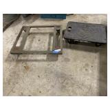 (2) Rolling Dollies (metal & Plastic)