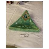 Vintage Masonic Ashtray
