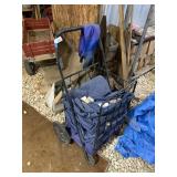 Rolling Shopping Shopping Basket & Blankets