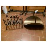 (2) Metal Wood / Magazine Racks