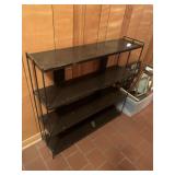 Vintage MCM Metal Shelving Unit