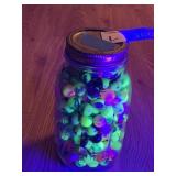 UV Uranium Cadmium Marbles in Jar