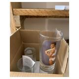 Vintage StripTease Hiball Glasses - Men