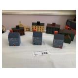 Wood House Village Decor