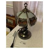 Panel Glass Table Lamp - Tractor