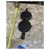 Vintage Griswold Cast Iron French Waffle Iron 899