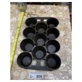 Cast Iron Griswold No. 10 Popover Muffin Pan