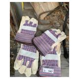 (4) Pair Leather Gloves