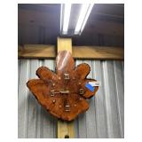Live Edge Lacquered Slab Wall Clock