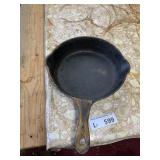 Vintage Cast Iron Hammered Skillet #5