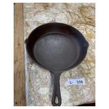 Vintage Cast Iron Hammered Skillet #8