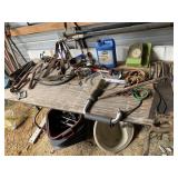 MIsc Tools, etc on & Under Table