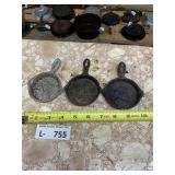 Small Cast Mini Skillets Decor