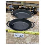 (2) Pioneer Woman Cast Iron Pans