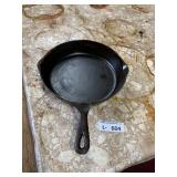 Vintage Cast Iron Hammered Skillet 87D