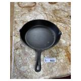 Vintage Cast Iron Hammered Skillet #8
