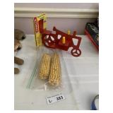 NOS Metal Tractor Squirrel Feeder