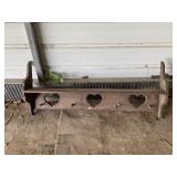 Wood Shelf Hat Coat Rack