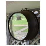 Galvanized Wash Tub w/Mirror Bottom