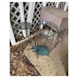 (2) Wrought Iron Plant Stands