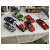 (7) Die-Cast Cars