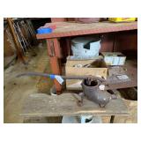 Vintage Sausage Stuffer Mounted to Wood