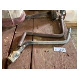 (2) Antique Crank Support Rod