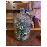 1gal Glass Bottle of Marbles