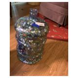 Plastic Water Bottle of Marbles