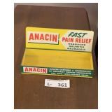Vintage Anacin Hinged Advertising Store Display