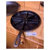 Cast Iron Lodge Wedge Cornbread Skillet #8