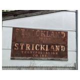 Antique Strickland Transportation Signs