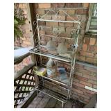 Metal Wrought Iron Bakers Rack
