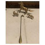 Brass Horse Decor