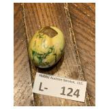 Vintage Stone Alabaster Marble Egg