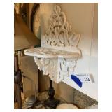 Cast Aluminum Wall Shelf Decor Ivy Vine