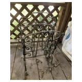 Wrought Iron Art Deco Magazine Stand