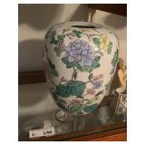 Porcelain Floral Ginger Jar
